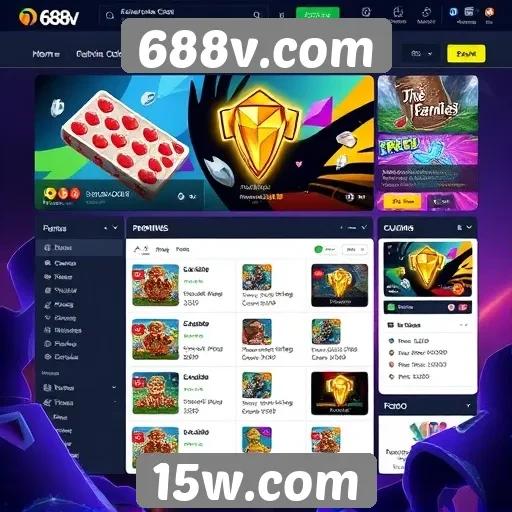 Análise da interface do usuário no 688v.com